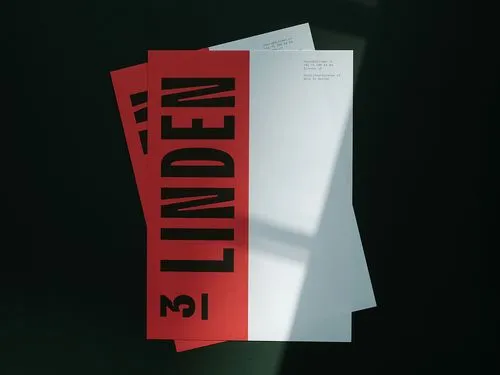 The letterhead of 3 Linden features the logo prominently placed on the left side.